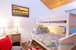 Third bedroom has a set of full/twin bunk beds, great for kids.